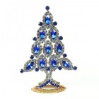 Xmas Tree Standing Decoration #10 Blue Clear
