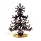 Xmas Tree Standing Decoration #20 ~ Violet Rivoli Purple