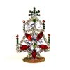 One Flower Tree Standing 8cm ~ Clear Red*