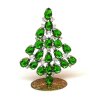 Xmas Teardrops Tree Standing Decoration 7cm ~ Green Clear*