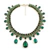 Raindrops Necklace ~ Emerald