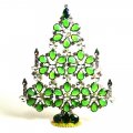 Xmas Flowers Tree Decoration 20cm ~ Extra Green Clear*
